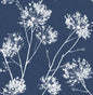 NW36002 NextWall NextWall Peel & Stick Wallpaper One O'Clocks Denim Blue
