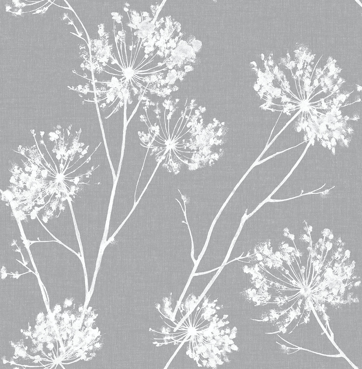 NW36008 NextWall NextWall Peel & Stick Wallpaper One O'Clocks Cove Gray