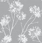 NW36008 NextWall NextWall Peel & Stick Wallpaper One O'Clocks Cove Gray