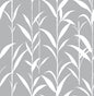 NW36408 NextWall NextWall Peel & Stick Wallpaper Bamboo Leaves Gray