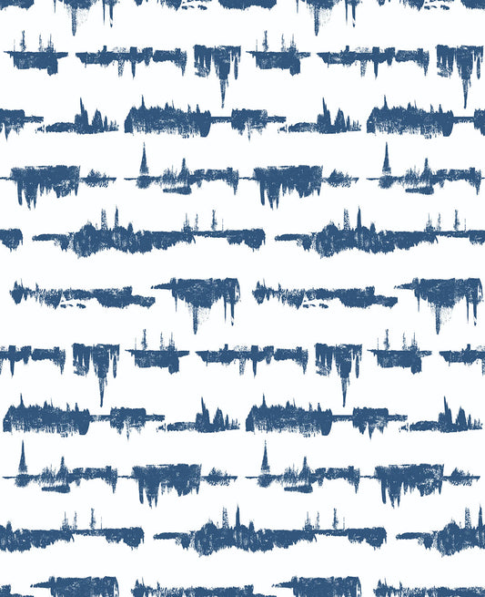 NW37102 NextWall NextWall Peel & Stick Wallpaper Lifeline Navy Blue
