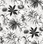 NW37300 NextWall NextWall Peel & Stick Wallpaper Tropical Garden Black & White