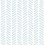 NW39712 NextWall NextWall Peel & Stick Wallpaper Mod Chevron Sky Blue