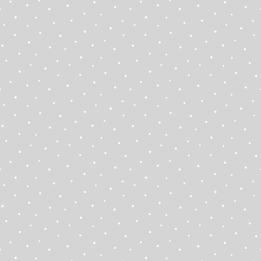 NW42108 NextWall NextWall Peel & Stick Wallpaper Polka Dots Daydream Grey