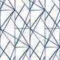 NW42502 NextWall NextWall Peel & Stick Wallpaper Quartz Geo Navy Blue