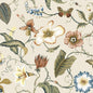 NW43005 NextWall NextWall Peel & Stick Wallpaper Summer Garden Floral Alabaster