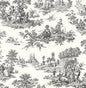 NW43300 NextWall NextWall Peel & Stick Wallpaper Chateau Toile Inkwell