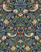 NW43702 NextWall NextWall Peel & Stick Wallpaper Aves Garden Midnight Blue