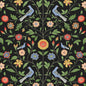 NW45910 NextWall NextWall Peel & Stick Wallpaper Bird Toile Onyx