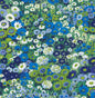NW46102 NextWall NextWall Peel & Stick Wallpaper Floral Meadow Bright Blue & Sap Green