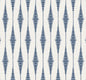 NW46402 NextWall NextWall Peel & Stick Wallpaper Striped Ikat Navy Blue & Linen