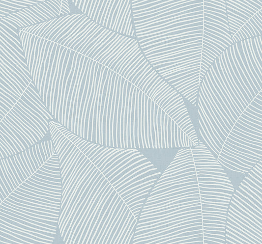 NW47502 NextWall NextWall Peel & Stick Wallpaper Summer Magnolia Blue Skies