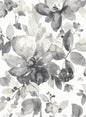 NW47800 NextWall NextWall Peel & Stick Wallpaper Watercolor Flower Inkwell