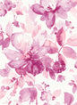 NW47801 NextWall NextWall Peel & Stick Wallpaper Watercolor Flower Pink