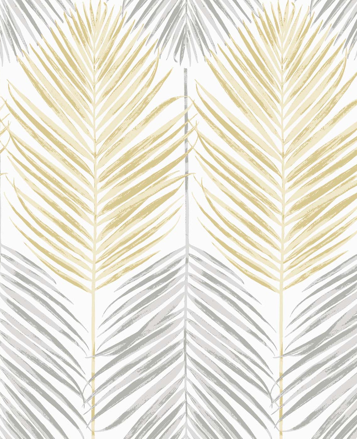 NW47903 NextWall NextWall Peel & Stick Wallpaper Two Toned Palm Wheat & Daydream Grey