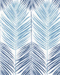 NW47912 NextWall NextWall Peel & Stick Wallpaper Two Toned Palm Blue Lagoon