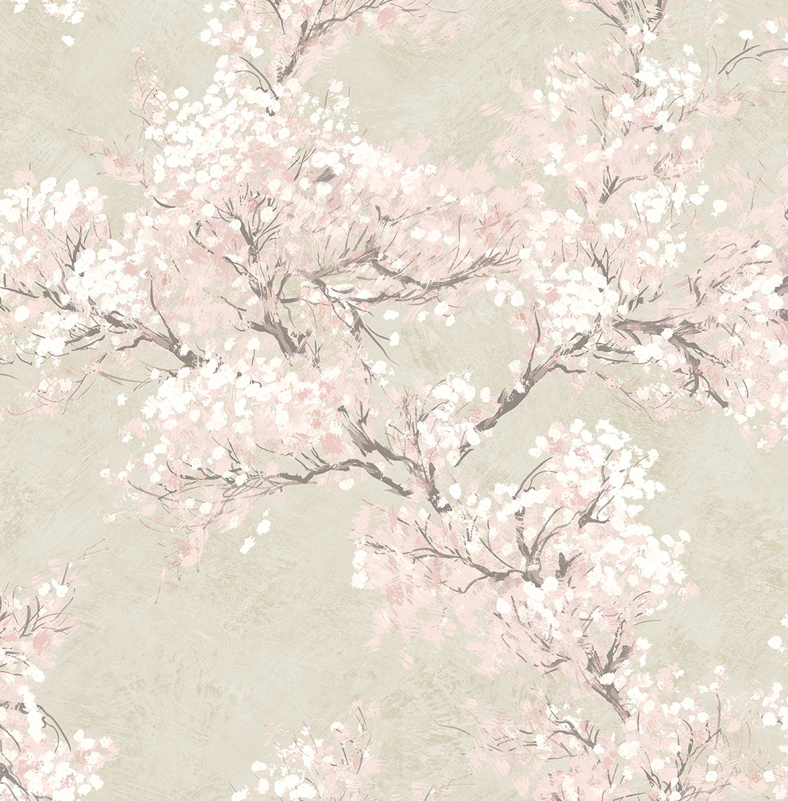 NW50101 NextWall NextWall Peel & Stick Wallpaper Cherry Blossom Grove Parchment & Rose