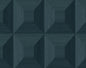 NW50302 NextWall NextWall Peel & Stick Wallpaper Quadrant Geo Denim Blue