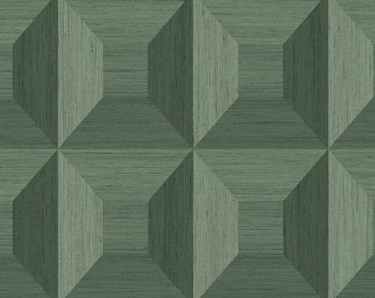 NW50304 NextWall NextWall Peel & Stick Wallpaper Quadrant Geo Sage Green