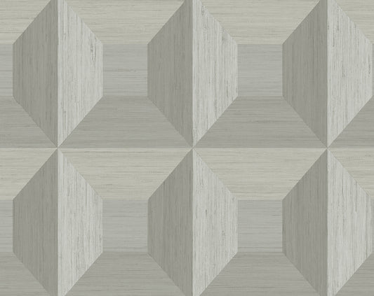 NW50308 NextWall NextWall Peel & Stick Wallpaper Quadrant Geo Daydream Grey