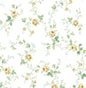 NW50403 NextWall NextWall Peel & Stick Wallpaper Blossom Floral Trail Wheatfield & Sage