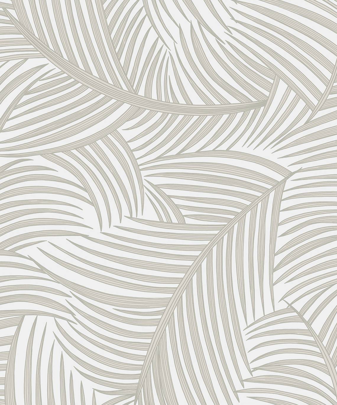NW51907 NextWall NextWall Peel & Stick Wallpaper Tossed Palm Fronds Sea Salt