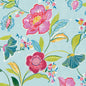 NW52302 NextWall NextWall Peel & Stick Wallpaper Painterly Floral Light Aqua