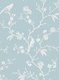 NW53402 NextWall NextWall Peel & Stick Wallpaper Songbird Chinoiserie Blue Skies