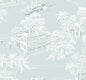 NW53702 NextWall NextWall Peel & Stick Wallpaper Coastline Toile Blue Mist