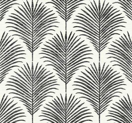 NW53800 NextWall NextWall Peel & Stick Wallpaper Grassland Palm Inkwell & Off-White