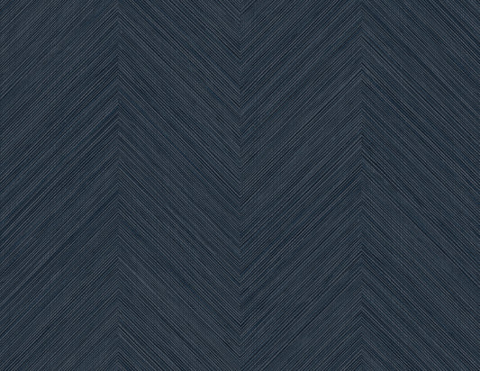 NW53902 NextWall NextWall Peel & Stick Wallpaper Chevron Stripe Dark Blue