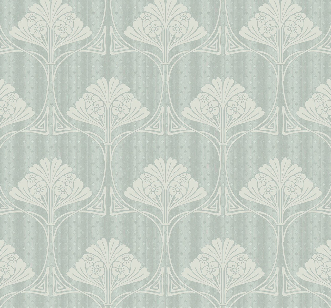 NW54004 NextWall NextWall Peel & Stick Wallpaper Deco Floral Aloe Mist