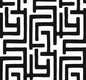 NW54100 NextWall NextWall Peel & Stick Wallpaper Graphic Maze Black