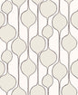 NW54600 NextWall NextWall Peel & Stick Wallpaper Bubble Stripe Marshmallow