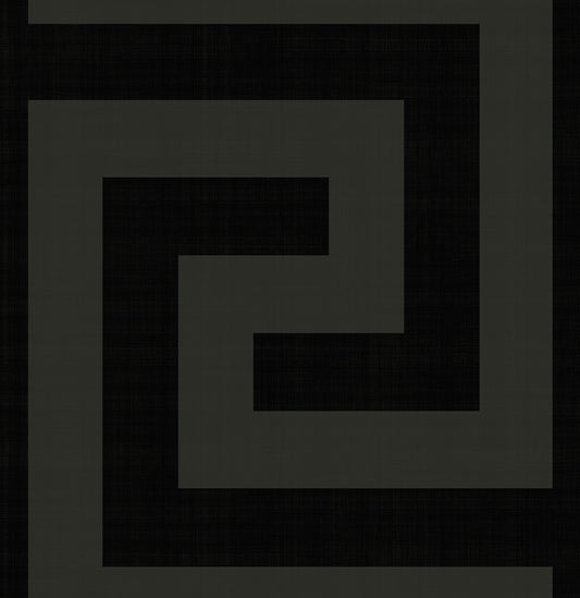 NW55200 NextWall NextWall Peel & Stick Wallpaper Maze Geo Ebony & Graphite