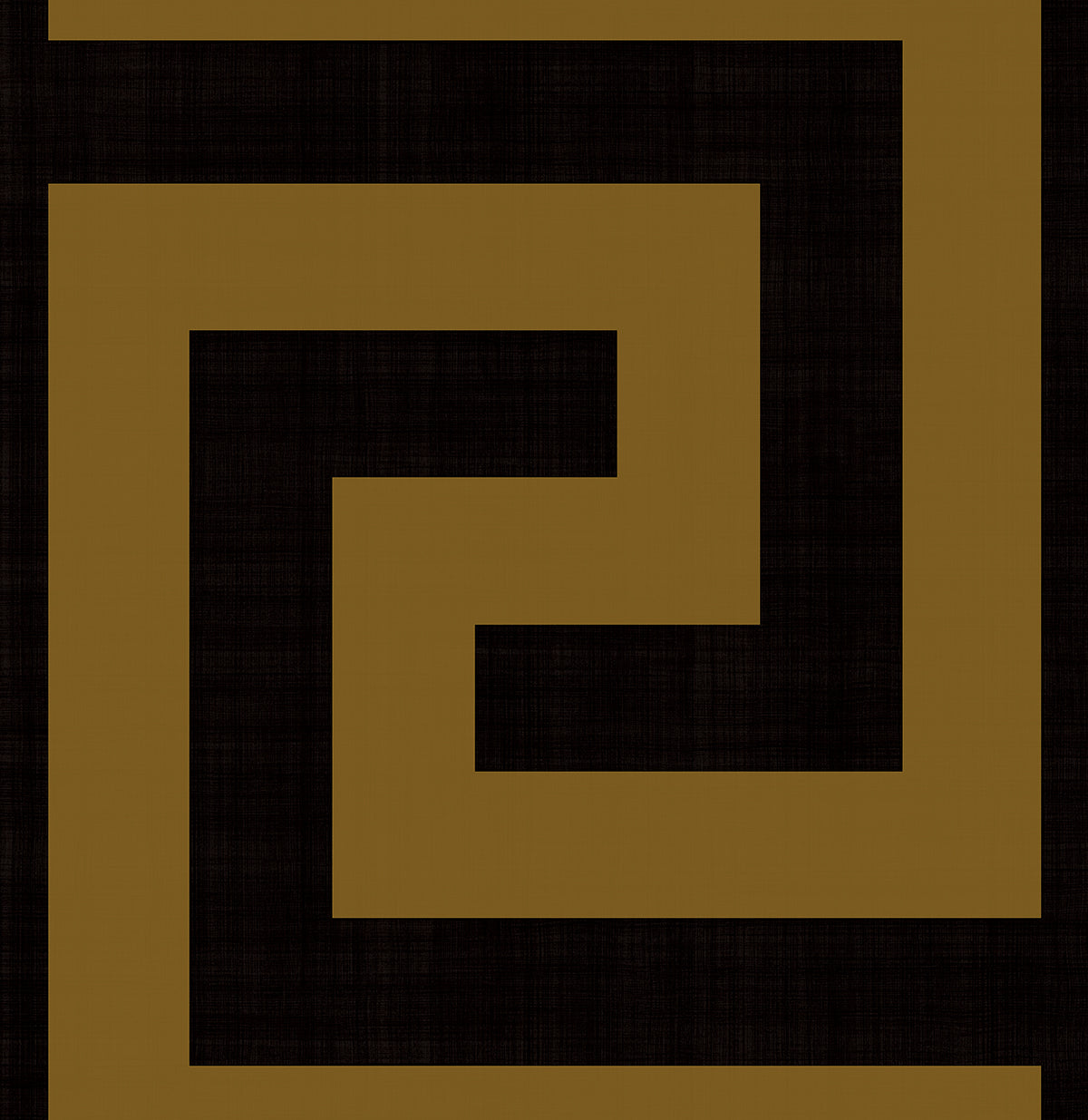 NW55215 NextWall NextWall Peel & Stick Wallpaper Maze Geo Ebony & Gold