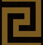 NW55215 NextWall NextWall Peel & Stick Wallpaper Maze Geo Ebony & Gold