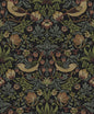 NW55401 NextWall NextWall Peel & Stick Wallpaper Strawberry Garden Black