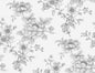 NW55708 NextWall NextWall Peel & Stick Wallpaper Sketched Floral Grey