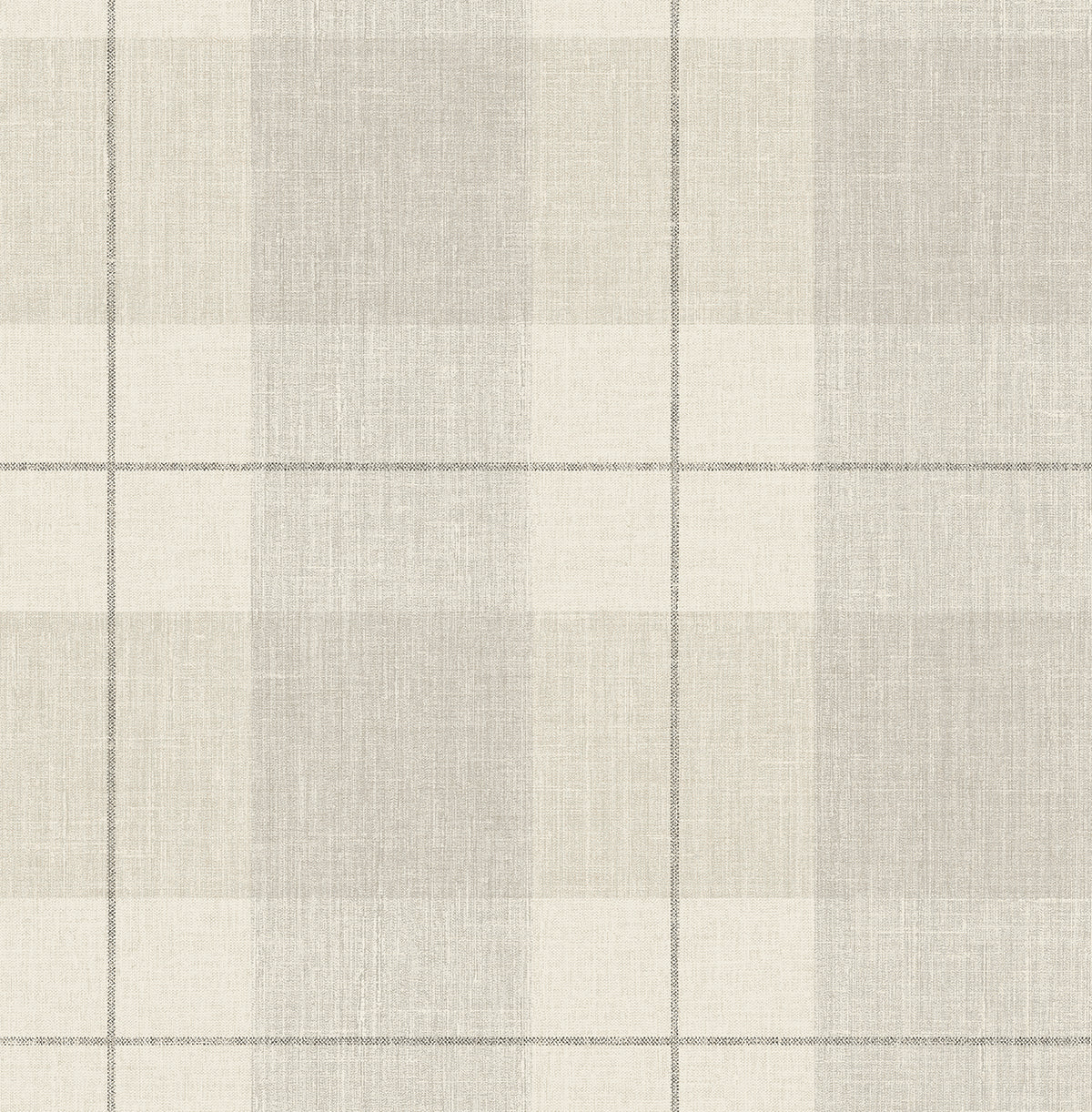 NW56906 NextWall NextWall Peel & Stick Wallpaper Lenox Hill Plaid Neutral