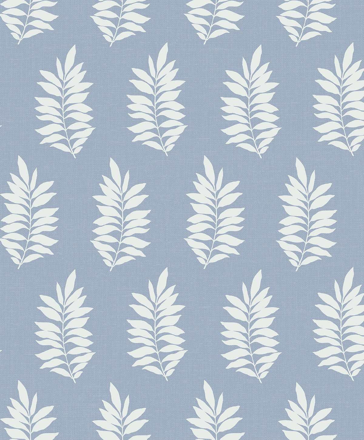 NW57202 NextWall NextWall Peel & Stick Wallpaper Pinnate Leaf Silhouette Blue Mist