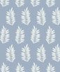 NW57202 NextWall NextWall Peel & Stick Wallpaper Pinnate Leaf Silhouette Blue Mist
