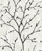NW57400 NextWall NextWall Peel & Stick Wallpaper Tree Silhouette Contrast