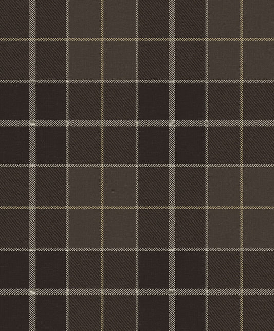 NW58106 NextWall NextWall Peel & Stick Wallpaper Altarinda Plaid Coffee