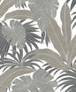 NW58707 NextWall NextWall Peel & Stick Wallpaper Laguna Leaf Pavestone
