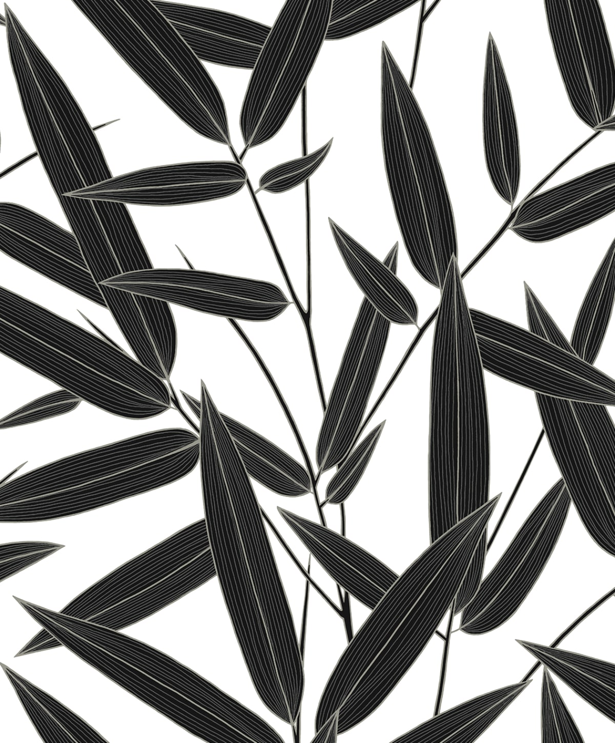 NW58800 NextWall NextWall Peel & Stick Wallpaper Leaf Branch Trail Ebony