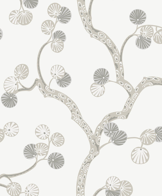 NW59800 NextWall NextWall Peel & Stick Wallpaper Woodland Whimsy Snowbound