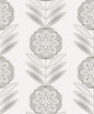 NW59900 NextWall NextWall Peel & Stick Wallpaper Folk Flowers Morning Fog