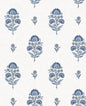 NW60702 NextWall NextWall Peel & Stick Wallpaper Floral Spot Delft Blue