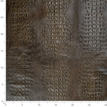 Nile Walnut Brown Charlotte Fabrics Genuine Leather